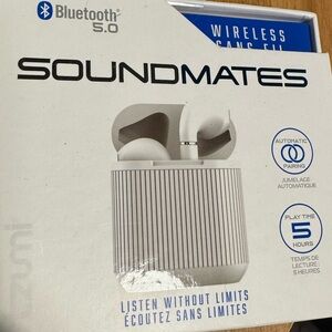 Tzumi Sound Mates Wireless Earbuds Bluetooth Auto Pairing Headphones NEW